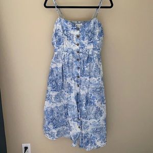 H&M midi linen dress